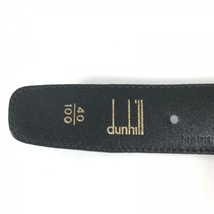 ダンヒル dunhill/ALFREDDUNHILL 100/40 - レザー×金属素材 黒×ゴールド ベルト_画像4