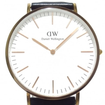 Daniel Wellington(ダニエルウェリントン) 腕時計 レディース 革ベルト 白_画像1