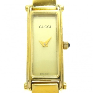 GUCCI(グッチ) 腕時計 - 1500 レディース 黒