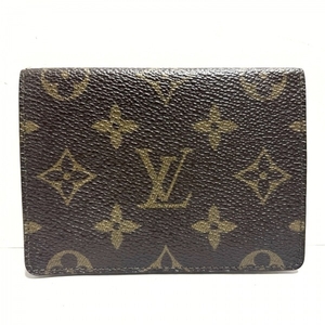 ルイヴィトン LOUIS VUITTON パスケース M60533 ポルト2カルトヴェルティカル モノグラム・キャンバス - 864A2 財布 モノグラム