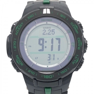 CASIO(カシオ) 腕時計■美品 PRO TREK(プロトレック) PRW-S3100 メンズ タフソーラー/電波 カーキ