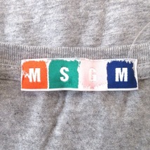 エムエスジィエム MSGM 半袖Tシャツ サイズM - グレー×黒 レディース トップス_画像3