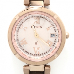 CITIZEN(シチズン) 腕時計 XC(クロスシー) H264-T023193 レディース 電波 ピンクベージュ
