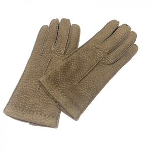セルモネータグローブス Sermoneta gloves - レザー ダークブラウン レディース 美品 手袋
