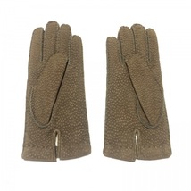 セルモネータグローブス Sermoneta gloves - レザー ダークブラウン レディース 美品 手袋_画像3
