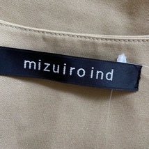 ミズイロインド mizuiro ind - ベージュ レディース 七分袖/ロング/シャツワンピ ワンピース_画像3