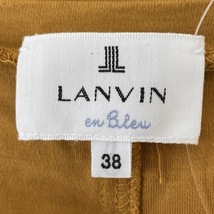 ランバンオンブルー LANVIN en Bleu サイズ38 M - ダークイエロー レディース 半袖/ロング ワンピース_画像3