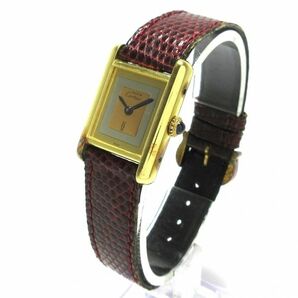 Cartier(カルティエ) 腕時計 マストタンクヴェルメイユ レディース 925 スリーカラーゴールドの画像2