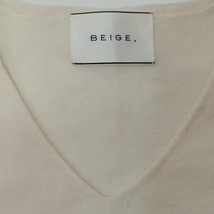 ベイジ BEIGE 長袖セーター/ニット サイズ4 XL - アイボリー レディース クルーネック 美品 トップス_画像7