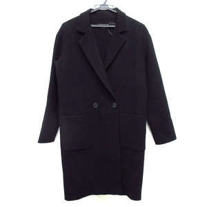  theory theory size P M - black lady's long sleeve / winter / cashmere coat 