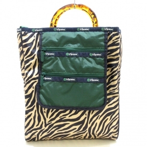 Lesport мешок Lesportsac Tote Bag LG 2 Zip Pocket Tote Les Poniron x Пластиковый светло -коричневый x черный x Multi Beauty Bag