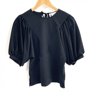  Lulu ro Jetta Leur Logette 7 minute sleeve cut and sewn size 1 S - black lady's crew neck tops 