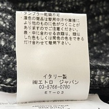 エトロ ETRO 長袖セーター/ニット サイズ40 M - 黒×白 レディース クルーネック 美品 トップス_画像5
