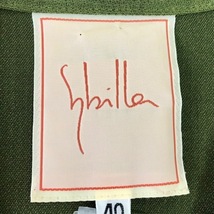 シビラ Sybilla サイズ40 XL - グリーン レディース 七分袖/春/秋 ジャケット_画像3