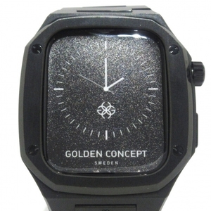 ゴールデンコンセプト GOLDEN CONCEPT EV-45 45MM APPLE WATCH CASE ステンレススチール 黒 アップルウォッチケース 美品 小物