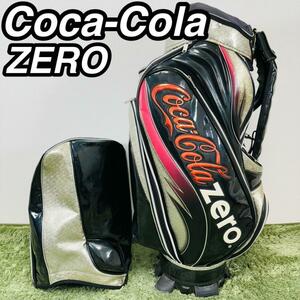 コカコーラゼロ　キャディバッグ 限定品 ゴルフバッグ メンズ エナメル カート Coca-Cola ZERO