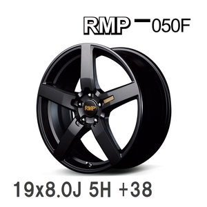 【MID/マルカサービス】 RMP 050F 19x8.0J +38 114 5H セミグロスガンメタ アルミホイール 4本セット