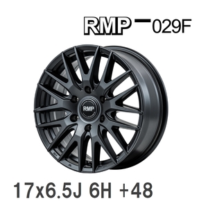 【MID/マルカサービス】 RMP 029F 17x6.5J +48 139 6H セミグロスガンメタ アルミホイール 4本セット