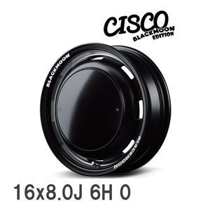 【MID】 GARCIA CISCO-BLACK MOON EDITION 16x8.0J 0 139 6H セミグロスブラック+リムヴァーレイPOL アルミホイール 4本セット