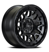 【MID/マルカサービス】 NITRO POWER M29 STINGER 17x80J +20 139 6H バレルブラック アルミホイール 4本セット_画像4