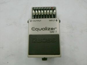 T【3な-72】【60サイズ】▲BOSS ボス Equalizer GE-7/グラフィック・イコライザー/エフェクター/楽器用品/ジャンク扱い