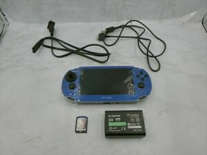 T【3な-75】【60サイズ】▲PlayStation Vita ヴィータ/本体+進撃の巨人カセット/ジャンク品/部品取り/※傷汚れあり