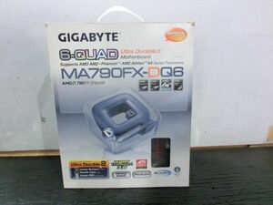 T【M3-73】【100サイズ】GIGABYTE ギガバイト/AM3 AM2+ AM2 マザーボード MA790FX-DQ6/ジャンク扱い/※外箱傷み有