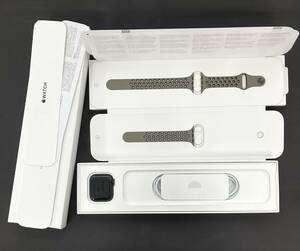 【中古 超美品】Apple Watch SE 第2世代 40mm GPS ミッドナイトアルミニウム / Olive Grey/Black Nikeスポーツバンド MNL83J/A+MPGT3FE/A