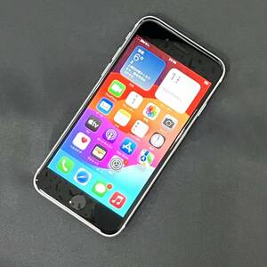 【中古】SIMフリー iPhoneSE 第2世代 128GB ホワイト MXD12J/A バッテリー最大容量82% 利用制限〇 docomo版