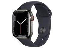 【新品未開封】Apple Watch Series7 41mm Cellular グラファイトステンレススチールケース/ミッドナイトスポーツバンド MNC23J/A_画像1