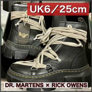 【新品】Rick Owens × Dr. Martens 1460 DMXL Mega Lace Boot Black リック オウエンス ドクターマーチン 1460 DMXL メガ レースブーツ