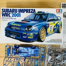 ★AA35440-30 未組立品 1/24 スバル インプレッサ WRC 2001 「スポーツカーシリーズ No.240」 ディスプレイモデル_画像2