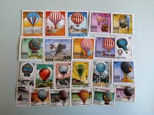 ★ 気球 世界 の 切手 約50枚 スタンプ バルーン 飛行船 風船 ヨーロッパ アジア ★ 格安 珍品 コレクション 再入荷
