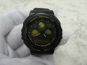 ☆ CASIO カシオ AW-20 SPEED MEMORY 100 腕時計 動作品 中古品 1円スタート ☆