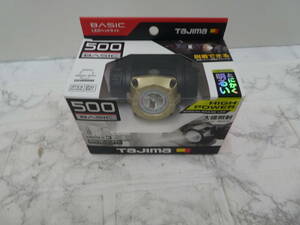 ☆ 1 未使用 TAJIMA タジマ LED ヘッドライト LE-M501D 500 BASIC HIGH POWER 1円スタート ☆