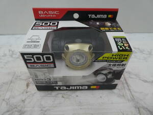 ☆ 2 未使用 TAJIMA タジマ LED ヘッドライト LE-M501D 500 BASIC HIGH POWER 1円スタート ☆