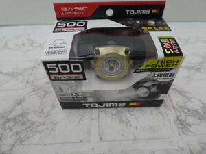 ☆ 3 未使用 TAJIMA タジマ LED ヘッドライト LE-M501D 500 BASIC HIGH POWER 1円スタート ☆