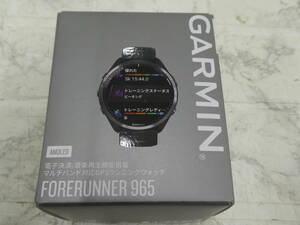 ☆ GARMIN ガーミン 010-02809-60 Forerunner965 マルチバンド対応 GPS ランニングウォッチ 新品未使用 1円スタート ☆