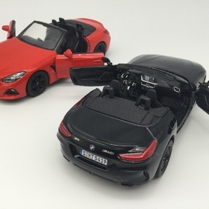 1台売り メタリックブルー  1/34 BMW Z4 ロードスター 第3世代 ベーエムベー ミニカー ドイツ車 スポーツカー オープンカー 欧州車の画像3