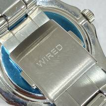【SEIKO WIRED/セイコー ワイアード】V14J-0BV1 SOLAR/ソーラー メンズ 腕時計★43498_画像4