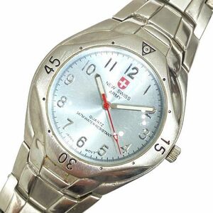 NEW SWISS ARMY/ニュースイスアーミー QUARTS/クォーツ 3ATM WATER RESISTANT 腕時計★43499