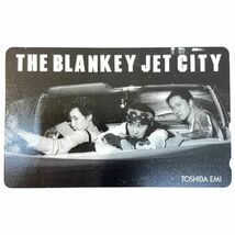 【THE BLANKEY JET CITY/ブランキージェットシティ】テレホンカード/テレカ 50度数 浅井健一/中村達也/照井利幸【未使用】43649_画像1