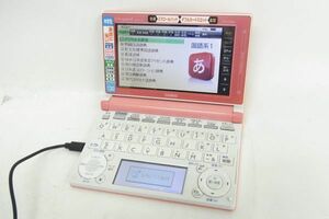 CASIO カシオ 電子辞書 EX-word XD-D3850 PK ピンク 通電確認済み