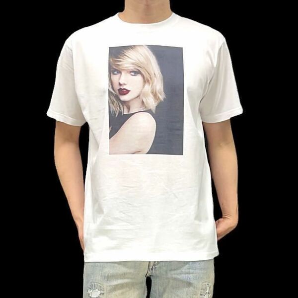 新品 Taylor Swift テイラースウィフト 赤リップ 洋楽カントリーポップ グラミーアーティスト テラスハウス Tシャツ ユニセックス Mサイズ