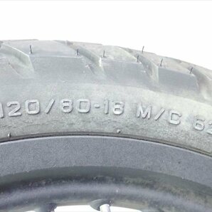 β240206-3 Malaguti マラグーティ X3M125 エンデューロ ZJM7501E 純正リアホイール 振れ無し！タイヤにヒビ有り！ 6分山残！の画像7