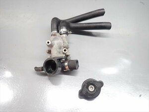 β240214-1 カワサキ EX-4 EX4 EX400B (H7年式) 始動動画有 純正 ラジエーターキャップ サーモスタット 破損無し！