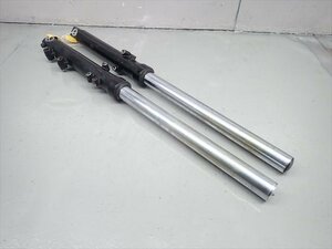 β240217-1 カワサキ エリミネーター250 EL250A (S63年式) 純正 フロントフォーク 左右 曲り無し！インナー錆有り！オイル漏れ有り！