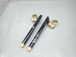 β240217-1 カワサキ エリミネーター250 EL250A (S63年式) 社外 セパレートハンドル セパハン 左右 曲り無し！幅約24cm径φ22