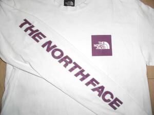 ★THE NORTH FACE ザ・ノースフェイス Square Logo Sleeve スクエア ロゴ ロングスリーブ シャツ M