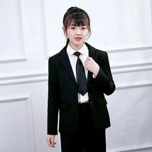 卒業式 フォーマル 女の子 パンツスーツ 入学式 子供服 ピアノ発表会 パンツスーツ ブラウス フォーマル 七五三 3点セット キッズ 160_画像4